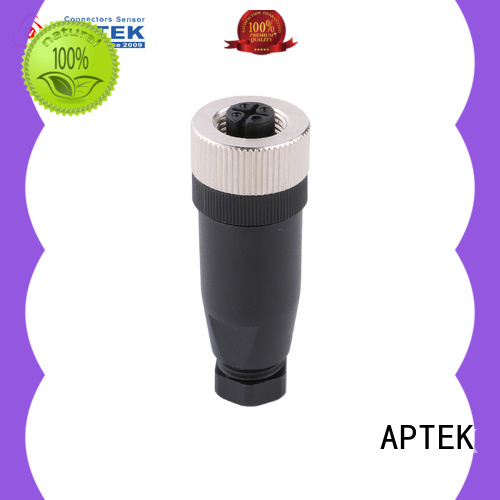 APTEK screw m12 industrial connector suppliers for engineering