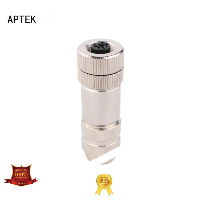 APTEK installable m12 connector cable superior quality for industry