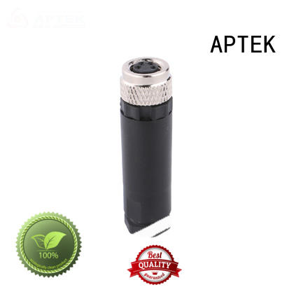 APTEK installable m8 cable connector factory for sale