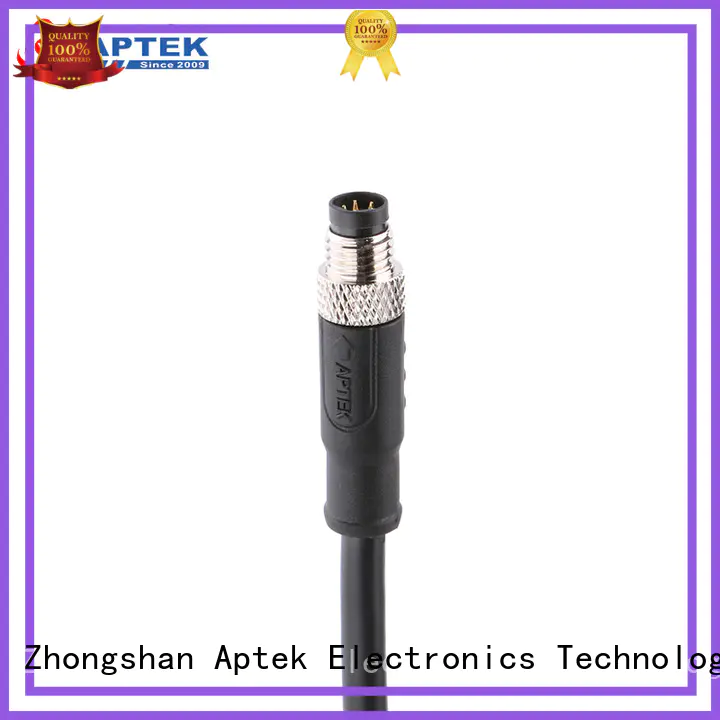 APTEK molded m8 field wireable connector for business for industry