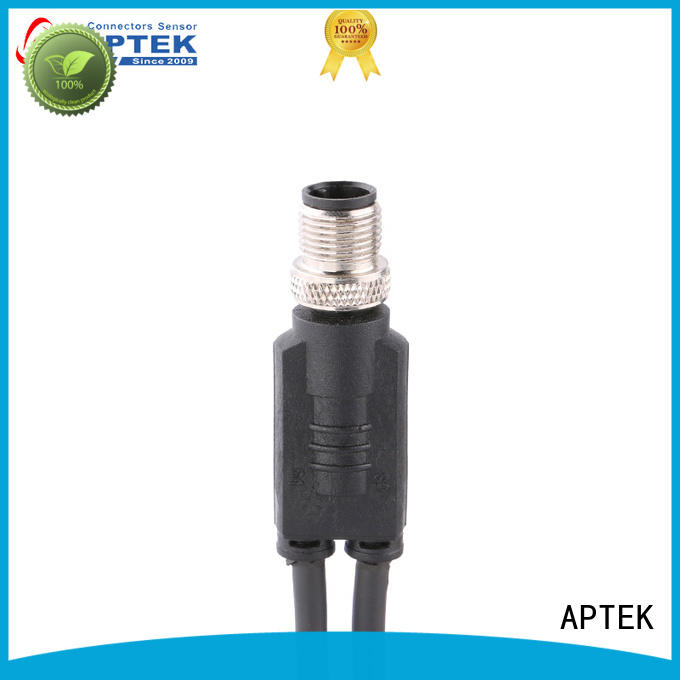 APTEK female m12 cable connector manufacturers for engineering