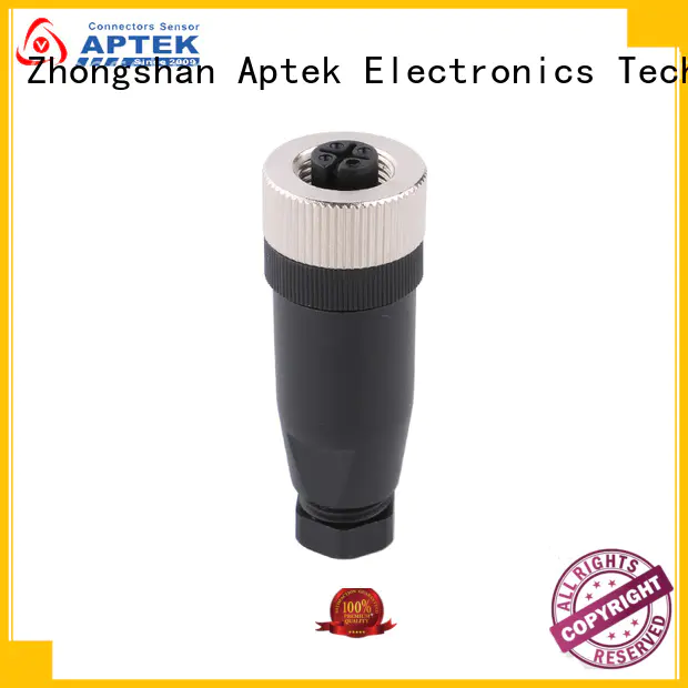 APTEK High-quality m12 right angle connector supply for engineering