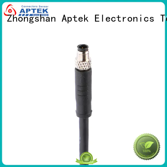 superior quality m5 non-shielded cable connectors professional for packaging machine APTEK