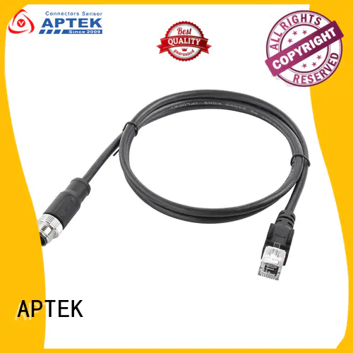 APTEK panel ethernet cable connector supply for engineering