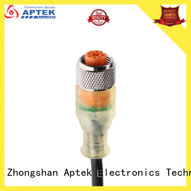 APTEK superior quality m12 ethernet connector termination for engineering