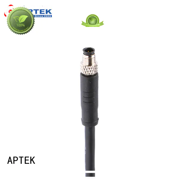 APTEK connectors m5 circular cable mount connectors manufacturers for packaging machine