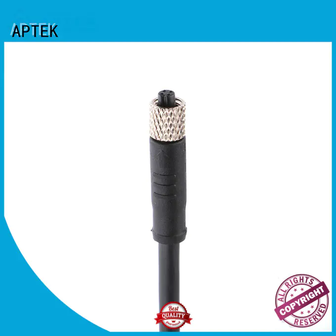 APTEK pcb m5 circular cable mount connectors factory for packaging machine