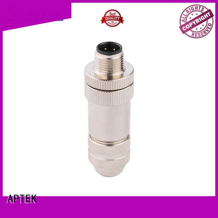 APTEK New m12 x coded connector factory for packaging machine