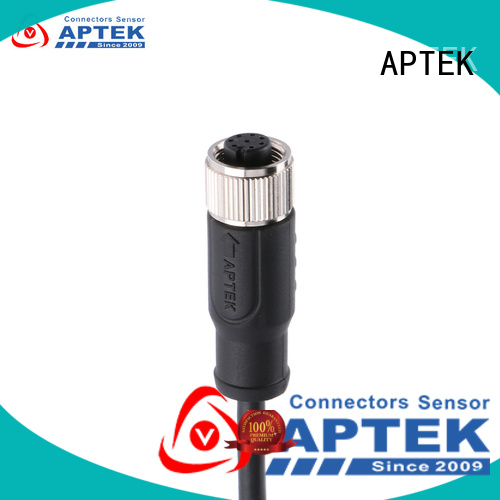 APTEK Best m12 panel mount connectors suppliers for industry