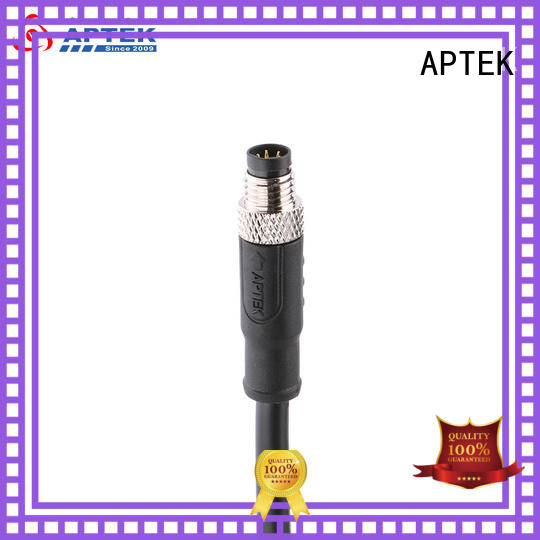 APTEK connectors m8 field wireable connector lead for