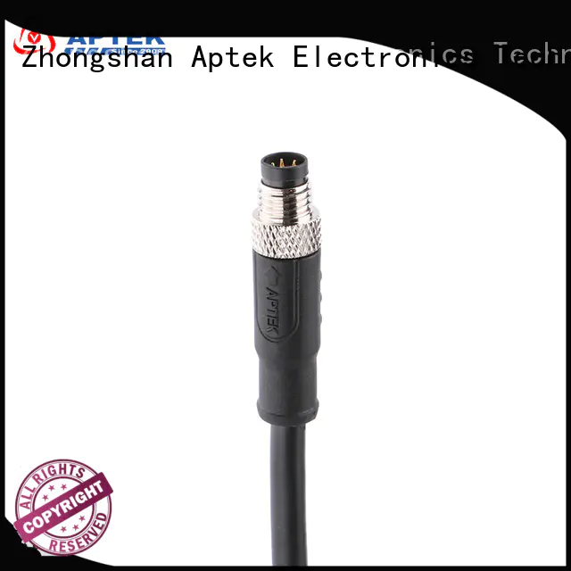 APTEK molded m8 cable connector factory for industry