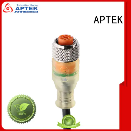 APTEK waterproof m12 waterproof connector supply for packaging machine