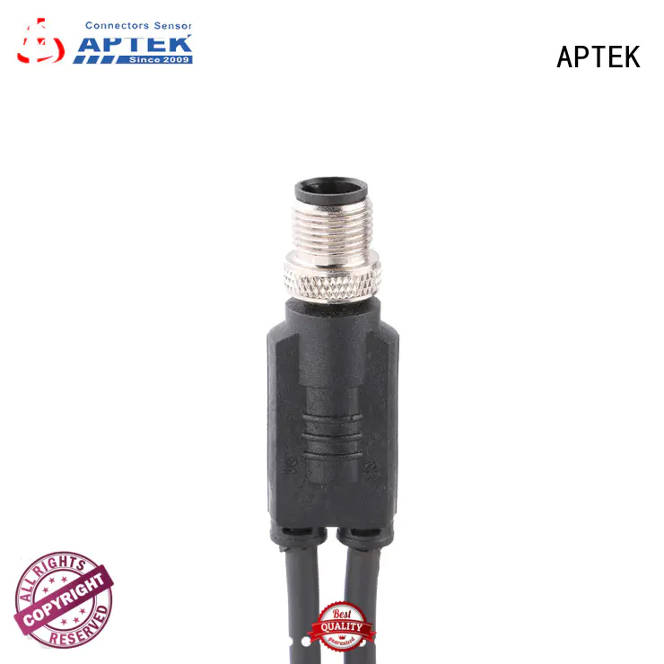 APTEK emishielded m12 sensor connectors supply for engineering