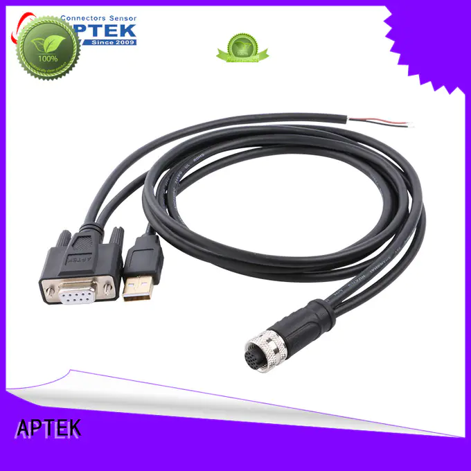 APTEK male custom cable assemblies manufacturers for engineering