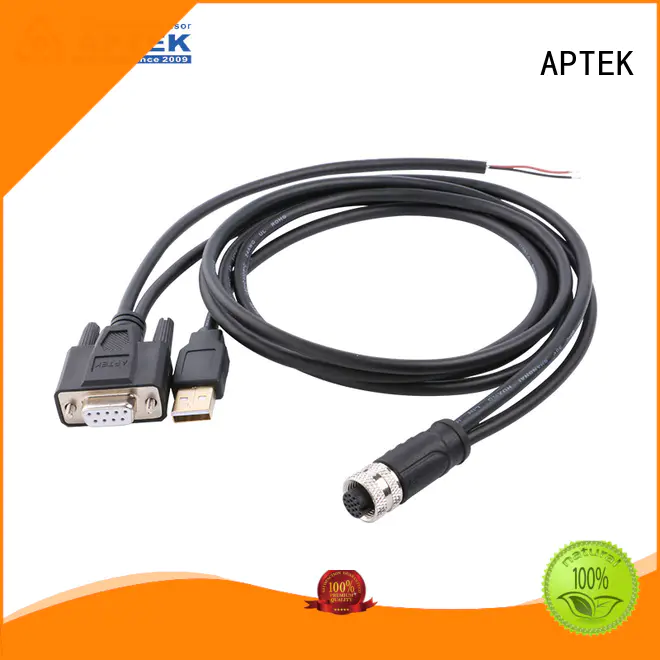 APTEK connector custom cable assembly china factory for packaging machine