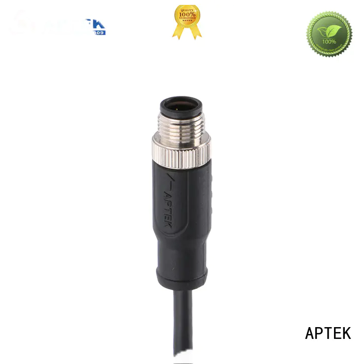 APTEK nonshielded m12 x coded connector company for engineering