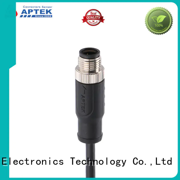APTEK x coding m12 ethernet connector assembly for engineering