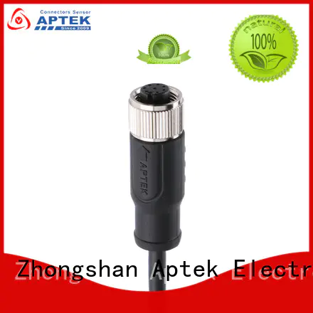 APTEK contacts m12 right angle connector factory for industry