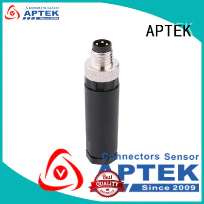 APTEK emishielded m8 sensor connectors display for