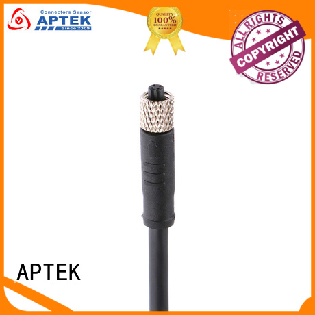 APTEK lead m5 circular connector for business for packaging machine