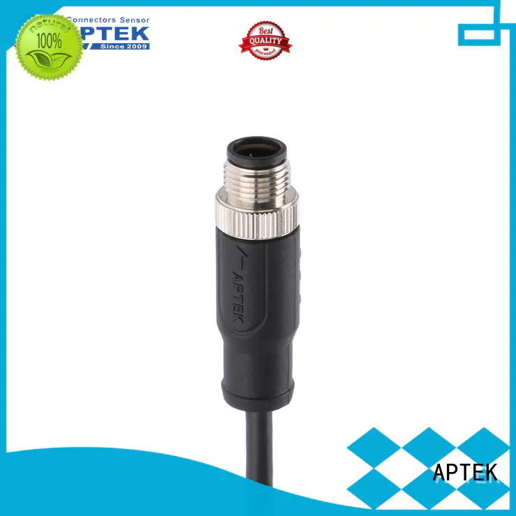 APTEK field m12 waterproof connector suppliers for packaging machine