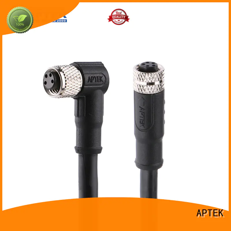 straight waterproof m8 cable connector APTEK Brand