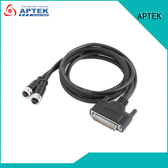 APTEK connector custom cable assemblies suppliers for packaging machine