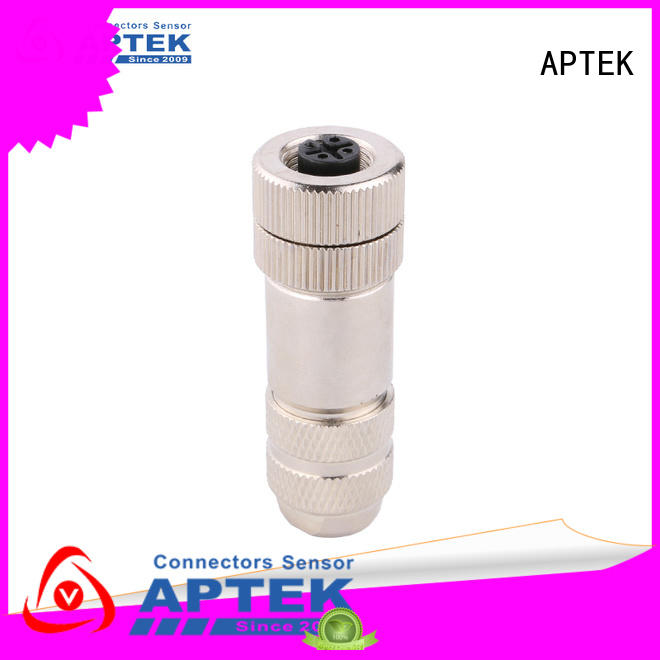 APTEK mount m12 x coded connector manufacturers for engineering