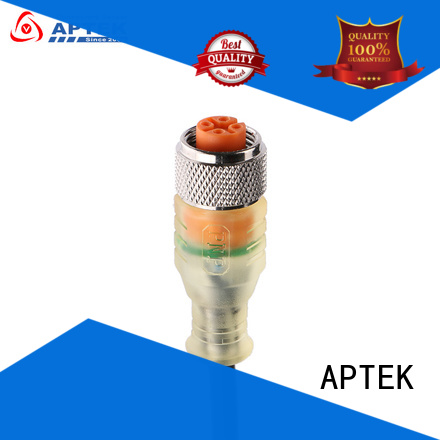 APTEK waterproof m12 connector manufacturers fast delivery for industry