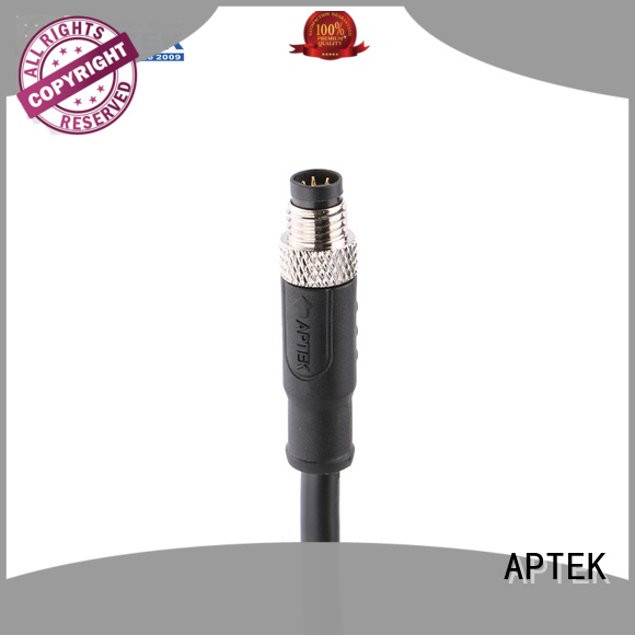 APTEK Custom m8 panel mount connector company for packaging machine