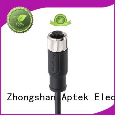 APTEK shielded m12 x coded connector for sale for industry