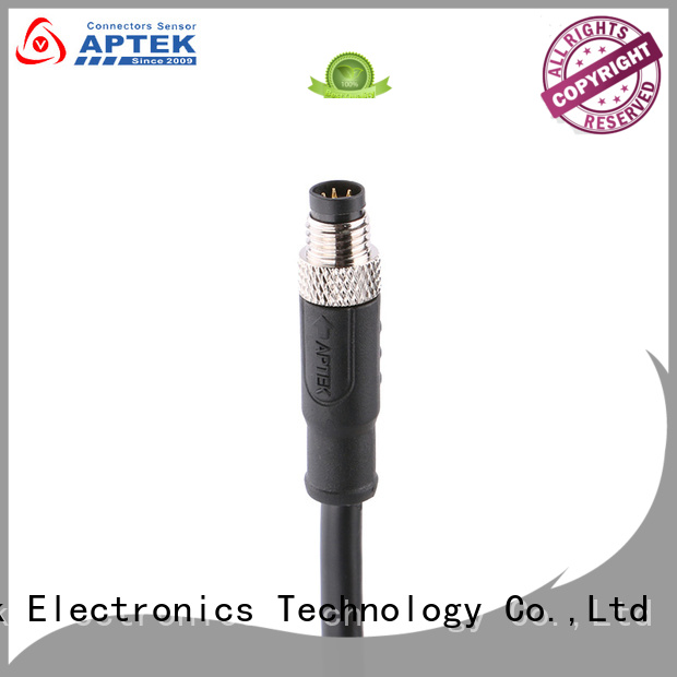 Top m8 field wireable connector straight supply for engineering