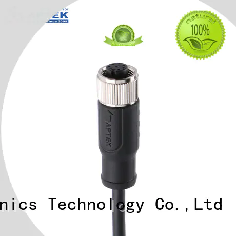 APTEK nonshielded m12 right angle connector factory for industry