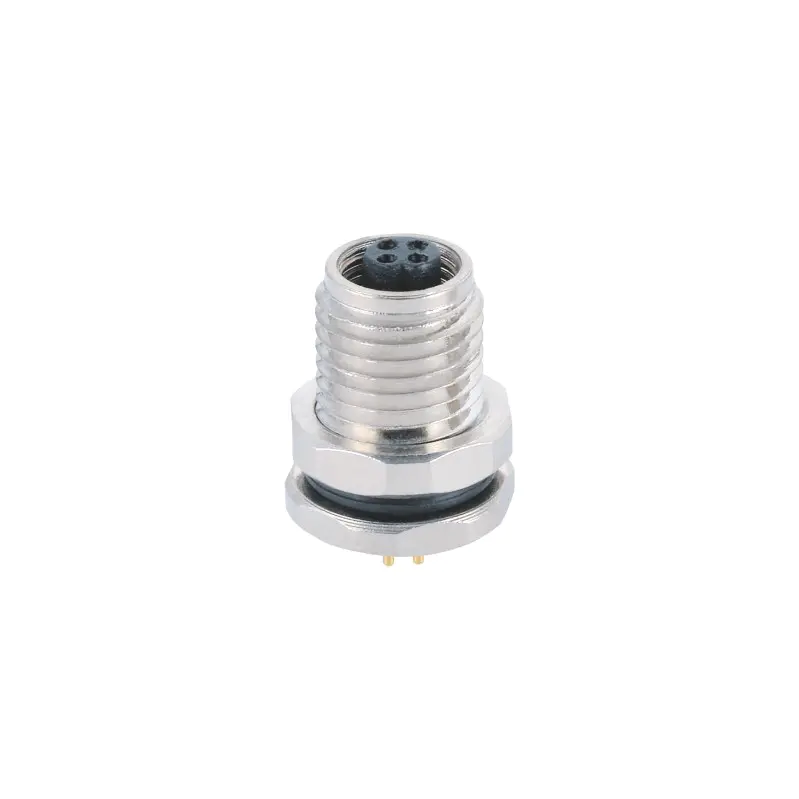 superior quality m5 circular cable mount connectors with solder contacts for engineering