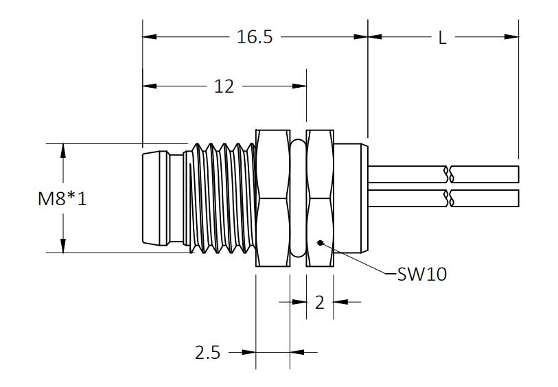 Custom m8 circular metric connectors waterproof supply for industry-2