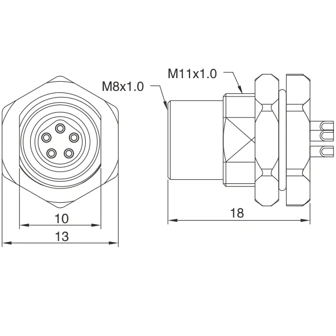 APTEK Custom m8 circular connector supply for industry