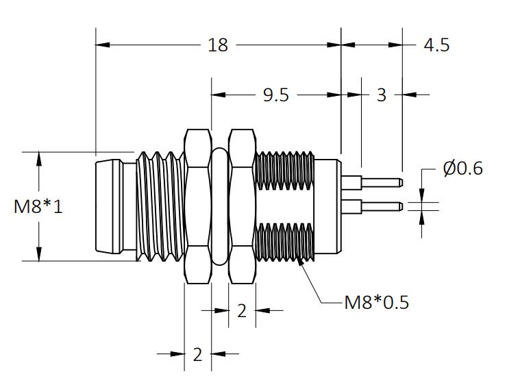 APTEK emishielded m8 sensor connectors manufacturers for engineering-1
