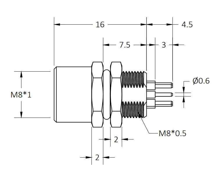 APTEK led m8 circular metric connectors suppliers for industry