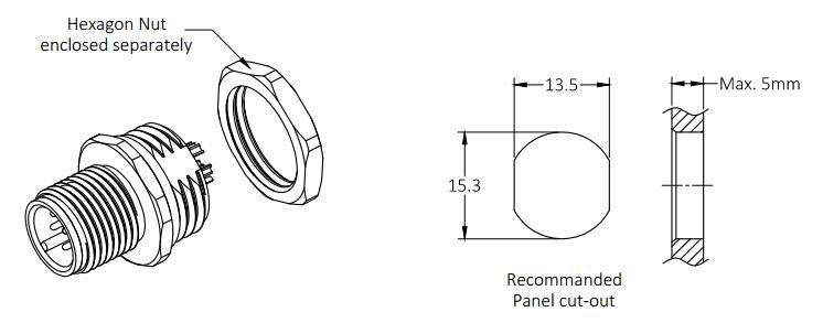 APTEK Custom m12 panel mount connectors for sale for packaging machine-2