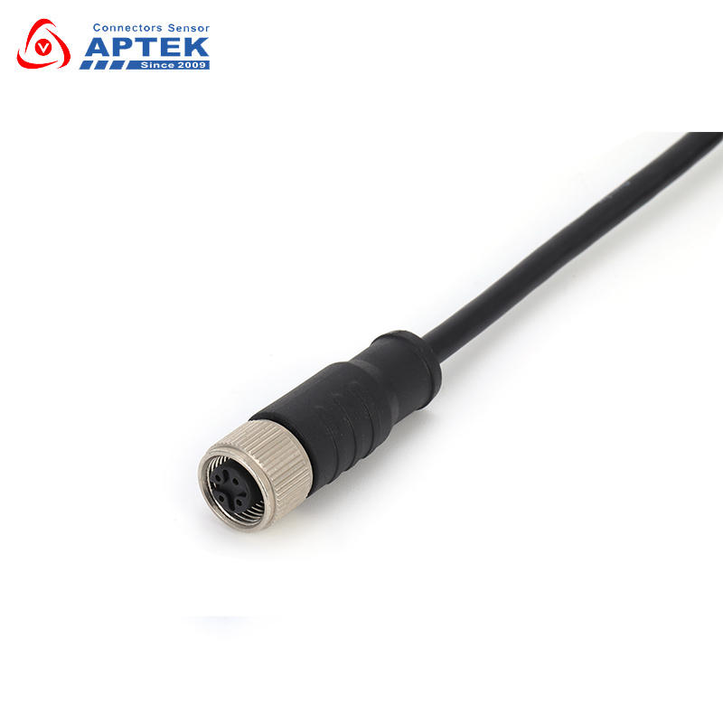 M12 Circular Connector to USB2.0 Connector Molded with Cable