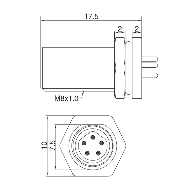 Latest m8 waterproof connector connectors supply for industry-2