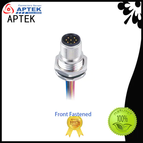 APTEK xcoding m12 right angle connector supply for packaging machine