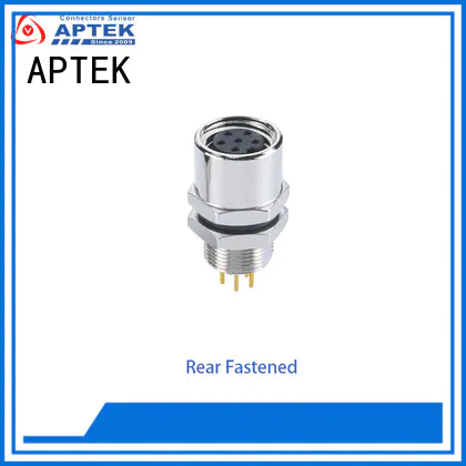 APTEK New m8 panel mount connector suppliers for packaging machine