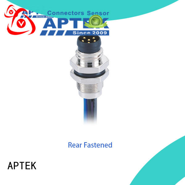 APTEK straight m8 cable connector factory for engineering