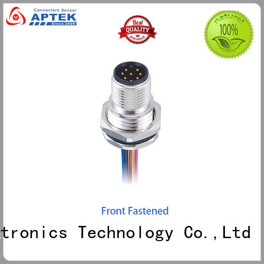 APTEK superior quality m12 x coded connector termination for packaging machine