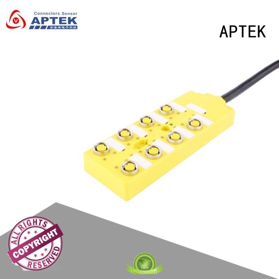 APTEK m8 connector block manufacturers for industrial protocols