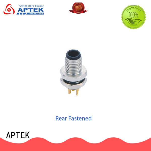 APTEK Custom m5 circular cable mount connectors supply for industry