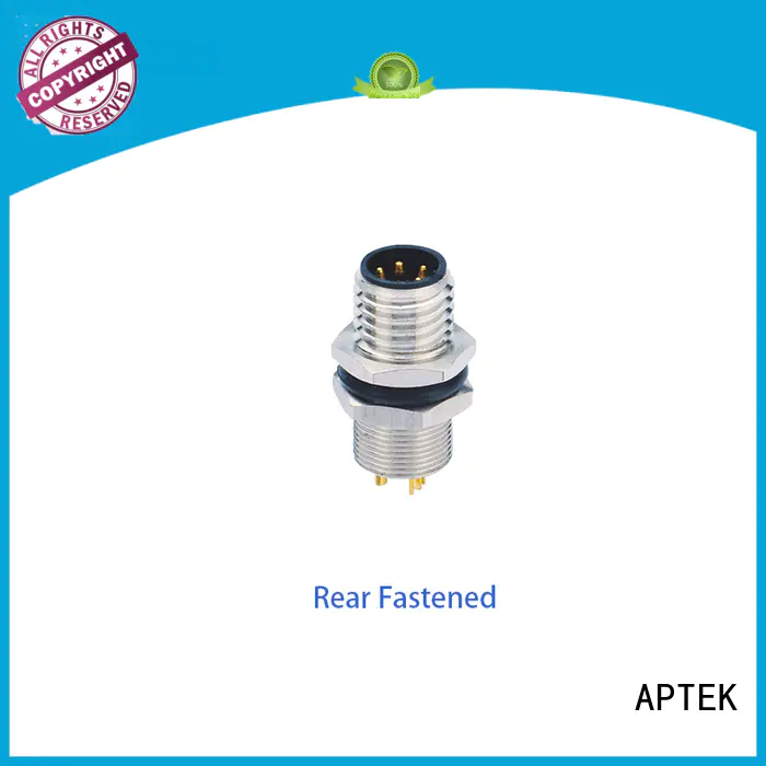 m8 field wireable connector superior quality for engineering APTEK