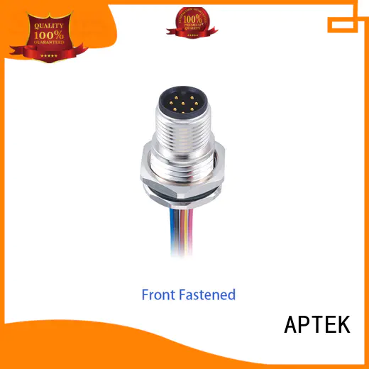 APTEK installable m12 right angle connector company for packaging machine