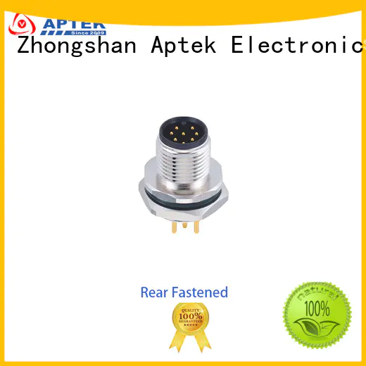 APTEK fastened m12 connectors manufacturers for engineering
